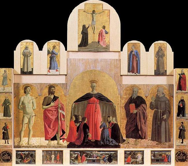 Piero della Francesca Polyptych of the Misericordia Norge oil painting art